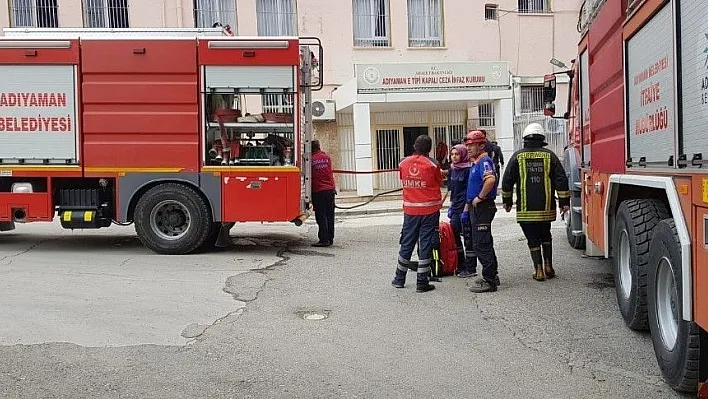 Cezaevinde yangın tatbikatı
