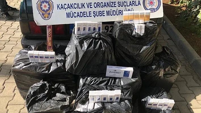 Kahramanmaraş'ta kaçak sigara operasyonu
