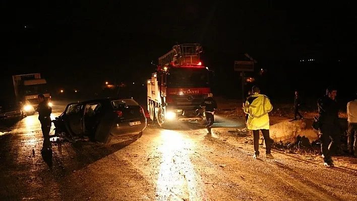 Tunceli'de trafik kazası: 2 yaralı
