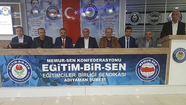 Eğitim-Bir-Sen Adıyaman Şubesi 2023 Eğitim Vizyonunu değerlendirdi
