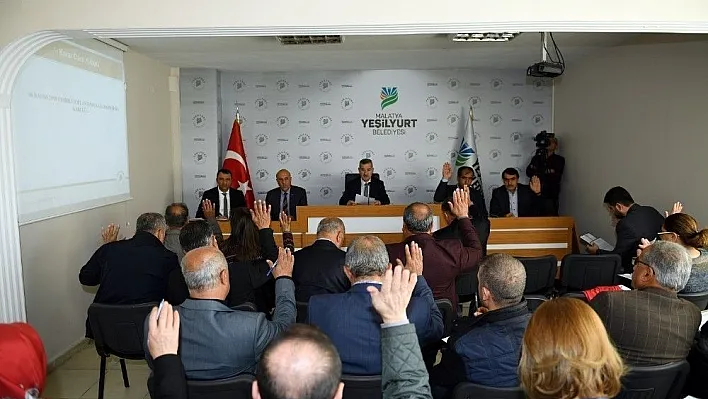 Yeşilyurt'ta meclis çalışmaları tamamladı
