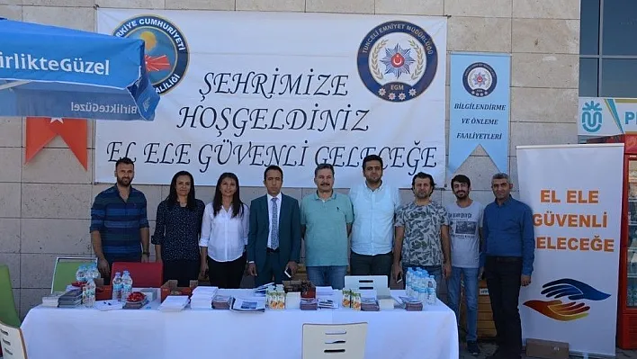 Tunceli'de öğrenciler bilgilendirildi
