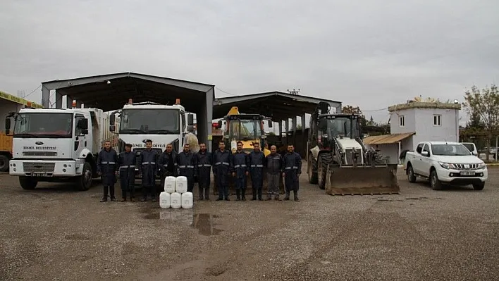 Bismil Belediyesi ekip ve ekipmanları ile kışa hazır
