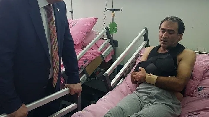Polat'tan kazazedelere geçmiş olsun ziyareti
