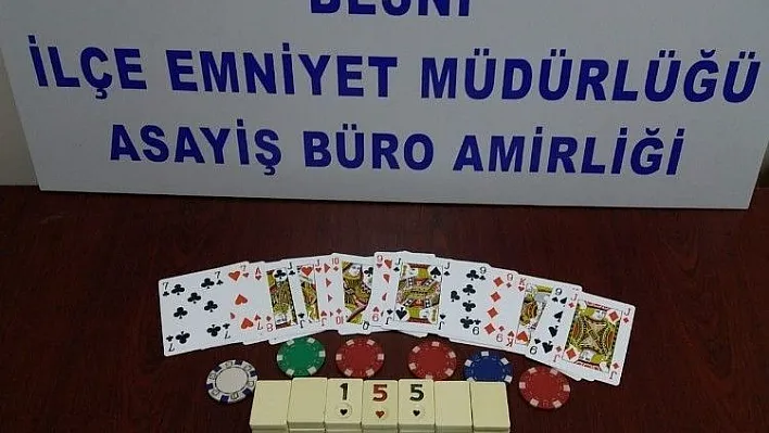 Adıyaman'da kumar operasyonu: 5 gözaltı
