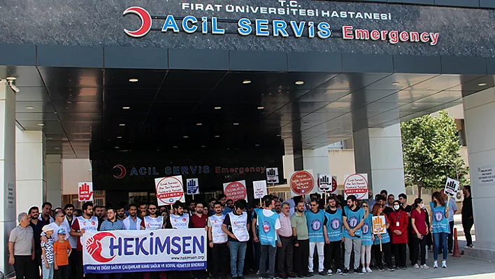 3 Doktorun darp edilmesi protesto edildi