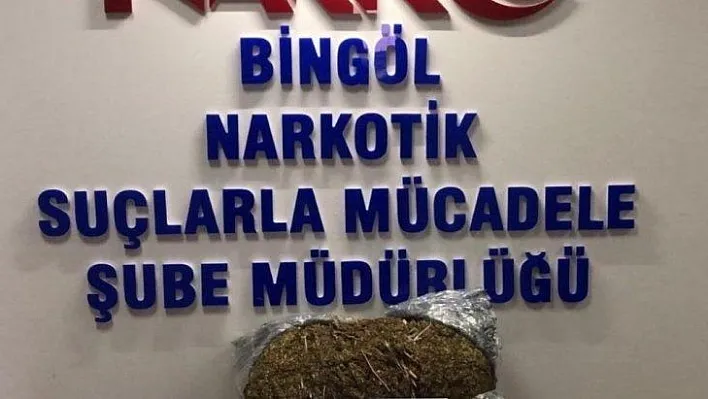 6 kilo esrarla yakalanan şüpheli tutuklandı