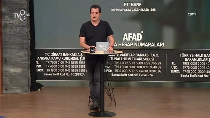 Acun Ilıcalı, Elazığ için Tv8'de Tek Yürek