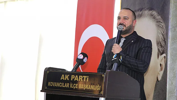 AK Parti Kovancılar İlçe Kongresinde Rıdvan Koç başkan seçildi