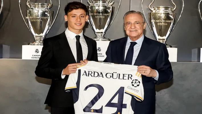 Arda Güler Real Madrid'e resmi imzayı attı