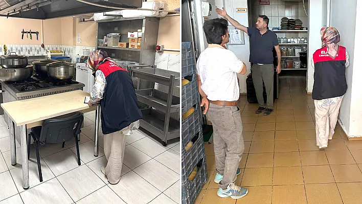 Arıcak'ta gıda üretim yerlerine denetim