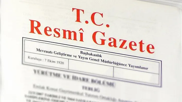 Atama Kararları Resmi Gazete'de