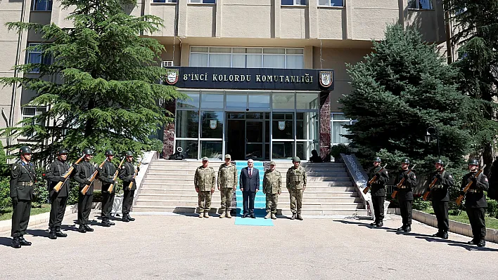 Bakan Güler, 8. Kolordu'yu denetledi