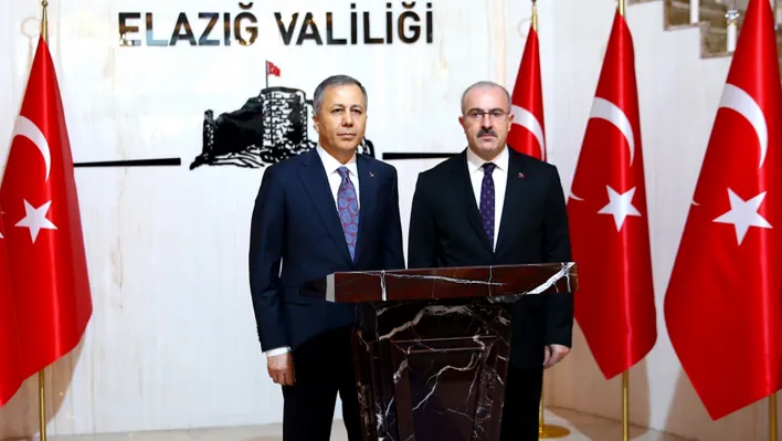 Bakan Yerlikaya Elazığ'da