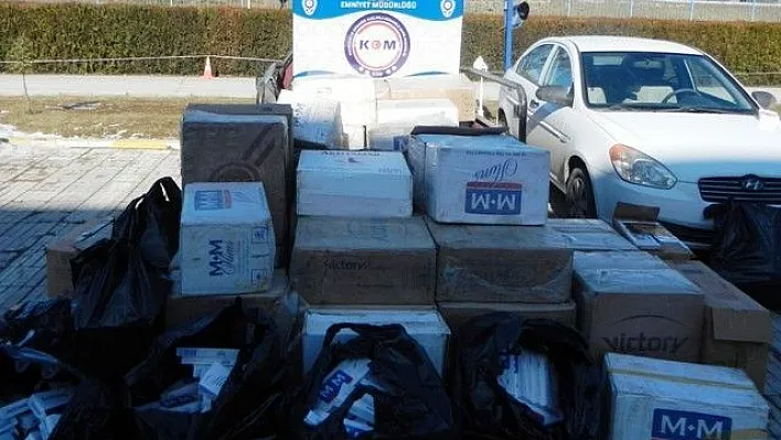 25 Bin Paket Kaçak Sigara Ele Geçirildi