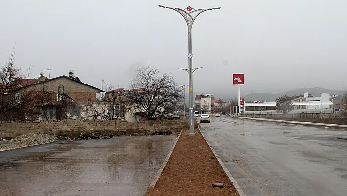 Cadde ortasında kalan ev, görenleri şaşırtıyor