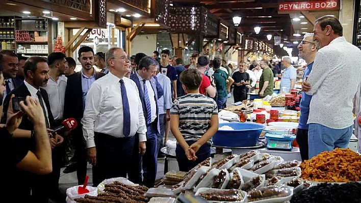 CHP'den Elazığ'da esnaf ziyareti