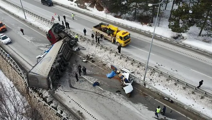 Çorum'da feci kaza!