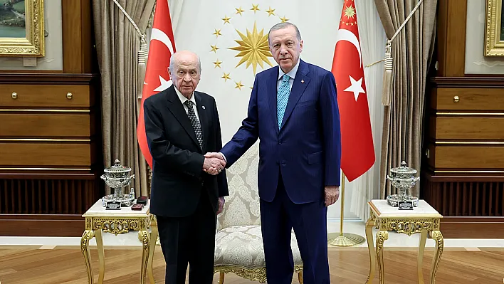 Cumhurbaşkanı Erdoğan, Bahçeli ile görüştü