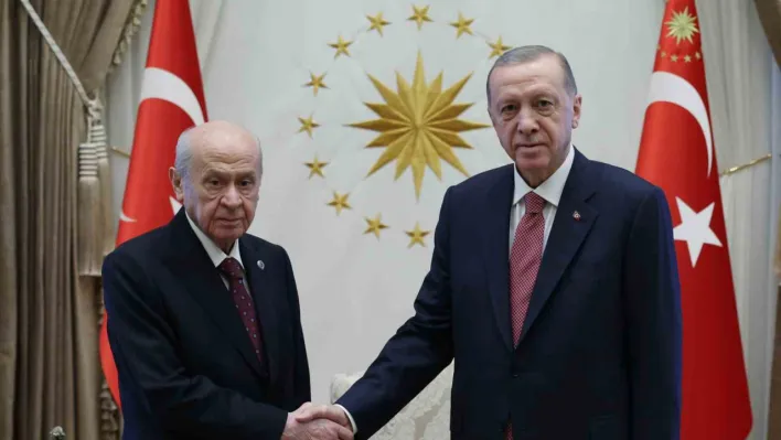 Erdoğan Bahçeli ile görüştü