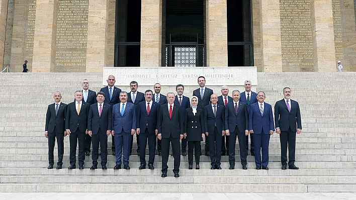 Cumhurbaşkanlığı Kabinesi Anıtkabir'de