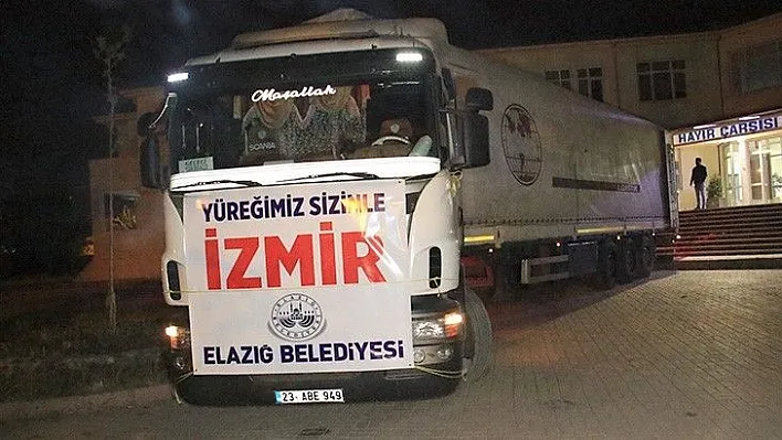 Deprem bölgesi Elazığ'dan İzmir'e yardım