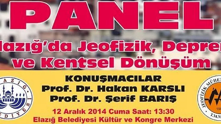 Deprem Masaya Yatırılıyor