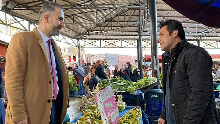 DEVA Partisi İl Teşkilatı pazarcı esnafıyla bir araya geldi