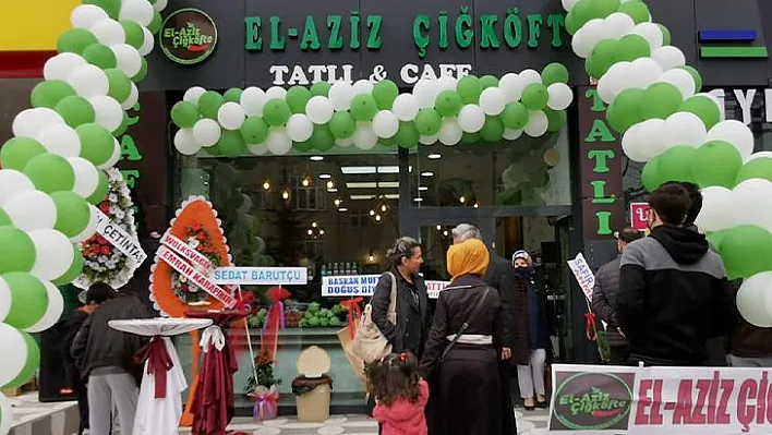 El-Aziz Çiğköfte'nin 8. şubesi hizmete açıldı