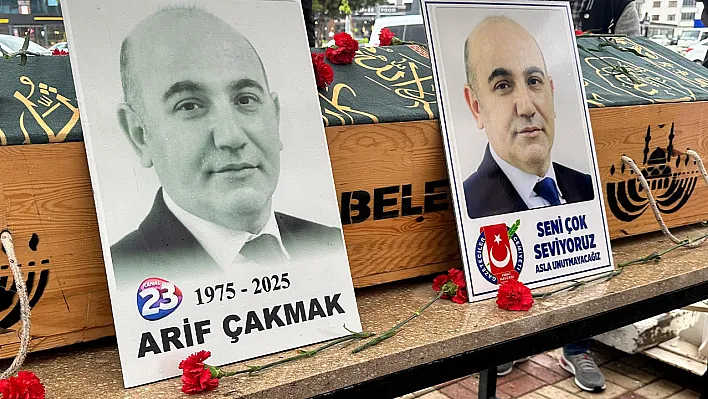 Elazığ basınının çınarı Arif Çakmak'a veda