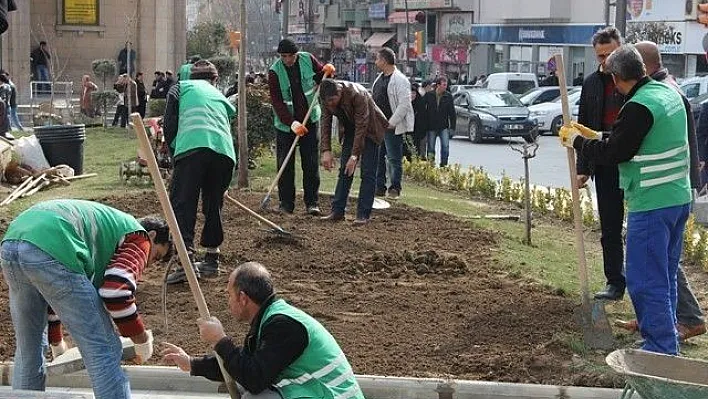Elazığ Belediyesi'nden bahar hazırlıkları