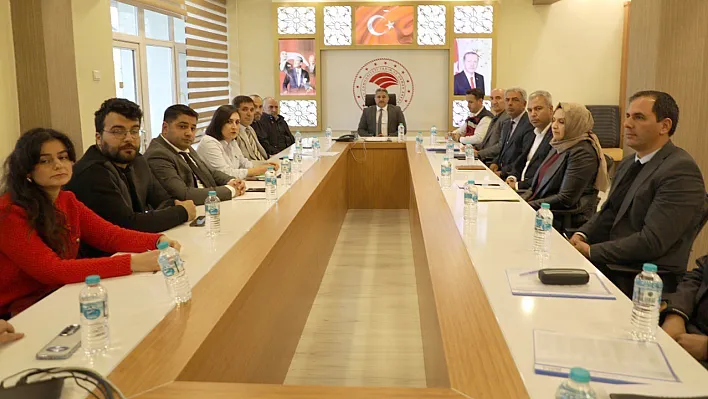 Elazığ'da 2025 tarım verileri görüşüldü
