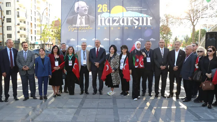 Elazığ'da '26. Uluslararası Hazar Şiir Akşamları' başladı