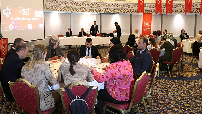 Elazığ'da 'Aile Çalıştayı' düzenlendi