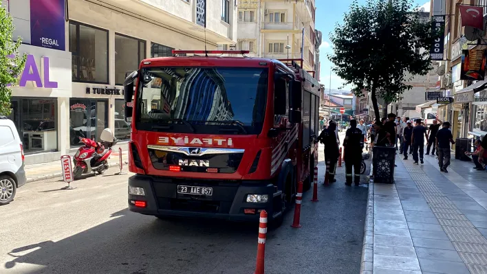 Elazığ'da baca yangını