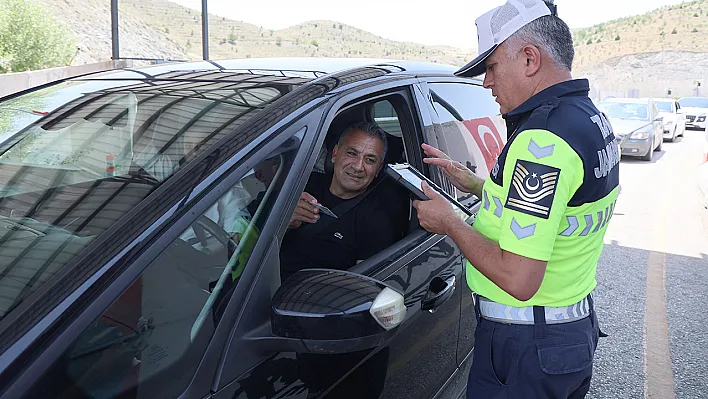 Elazığ'da bayram denetimi sürüyor
