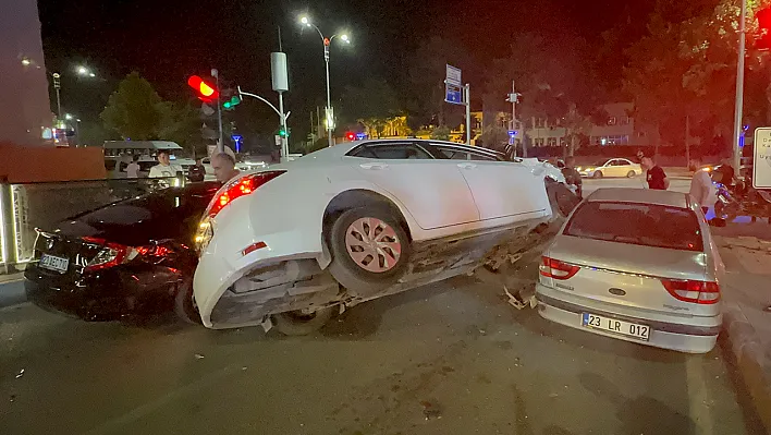 Elazığ'da bir garip kaza!