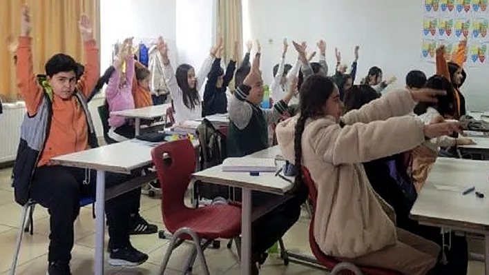 Elazığ'da çocuklara hareketin önemi anlatıldı