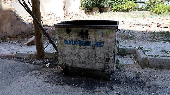 Elazığ'da çöp konteynerinda vicdansızlık!