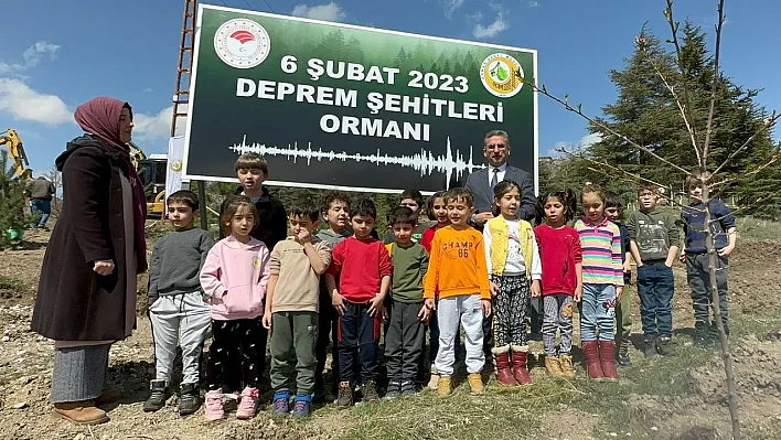 Elazığ'da 'Deprem Şehitleri Hatıra Ormanı'