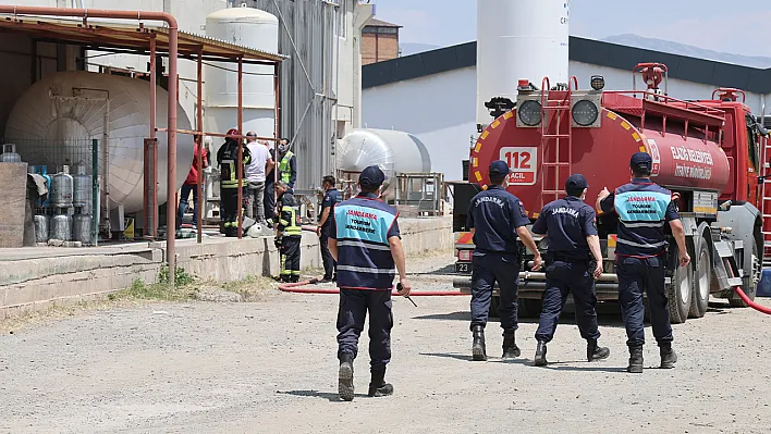 Elazığ'da dolum tesisinde patlama