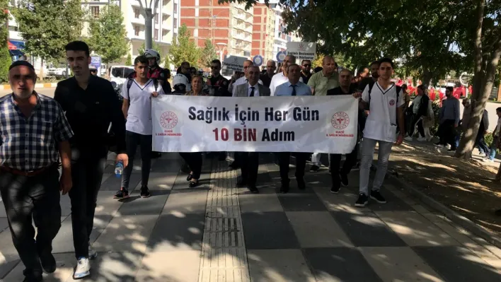 Elazığ'da 'Dünya Yürüyüş Günü' etkinliği