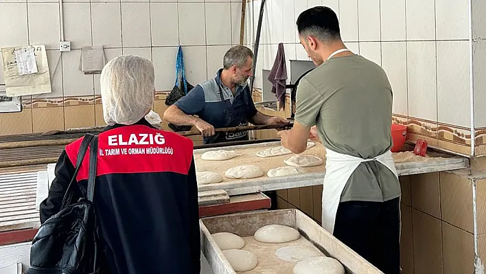 Elazığ'da fırınlarda sıkı denetim