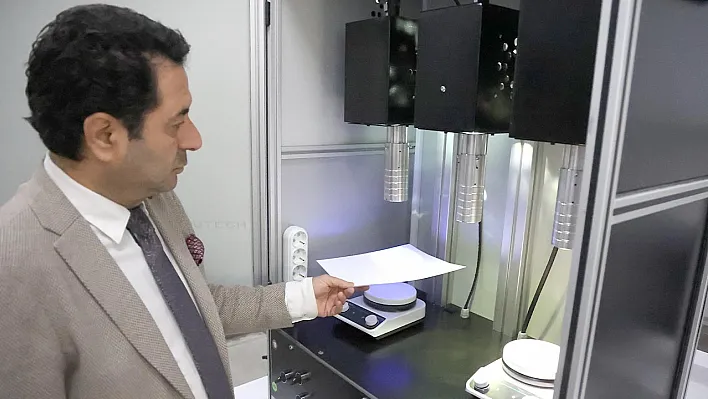 Elazığ'da güneşi taklit eden cihaz geliştirildi