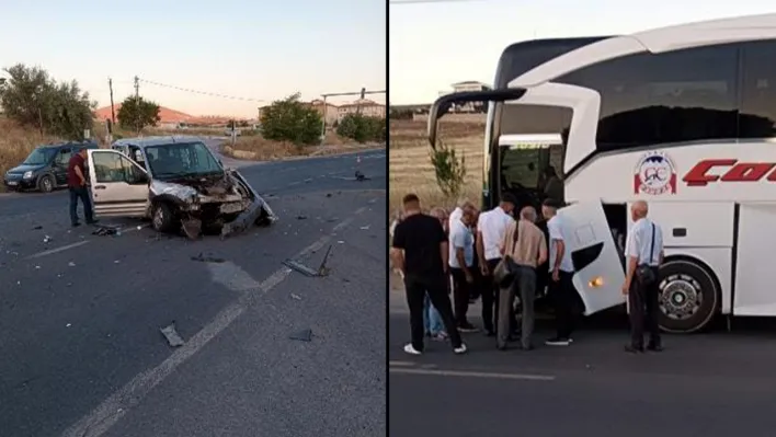 Elazığ'da iki ayrı trafik kazasında 2 kişi yaralandı