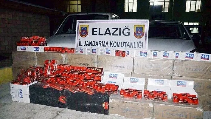 Elazığ'da Kaçak Sigara Ele Geçirildi