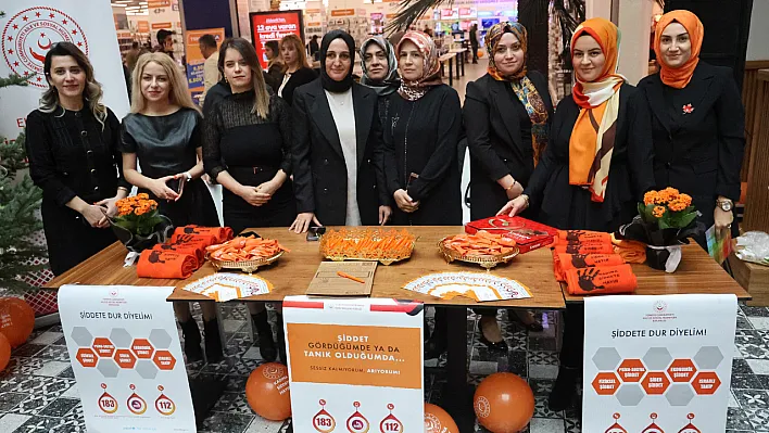 Elazığ'da Kadına Şiddetle Mücadele etkinliği