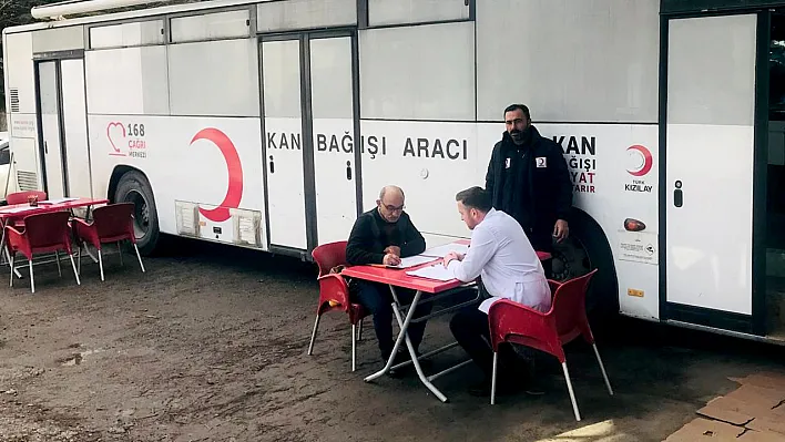 Elazığ'da kan bağışına büyük destek