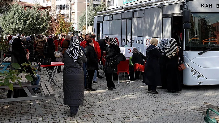 Elazığ'da kan bağışına destek