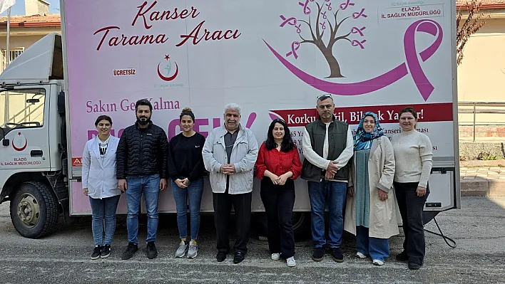 Elazığ'da kanser tarama hizmetleri sürüyor